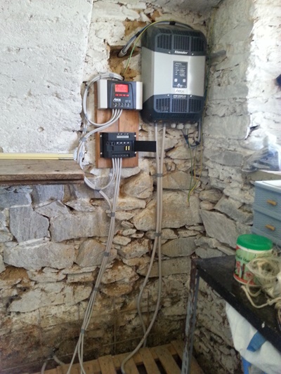 Castelnuovo Nigra situazione esistente impianto fotovoltaico ad isola