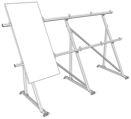 Triangoli per moduli fotovoltaici a terra