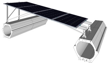 Telaio in alluminio per Energy Tech System srl